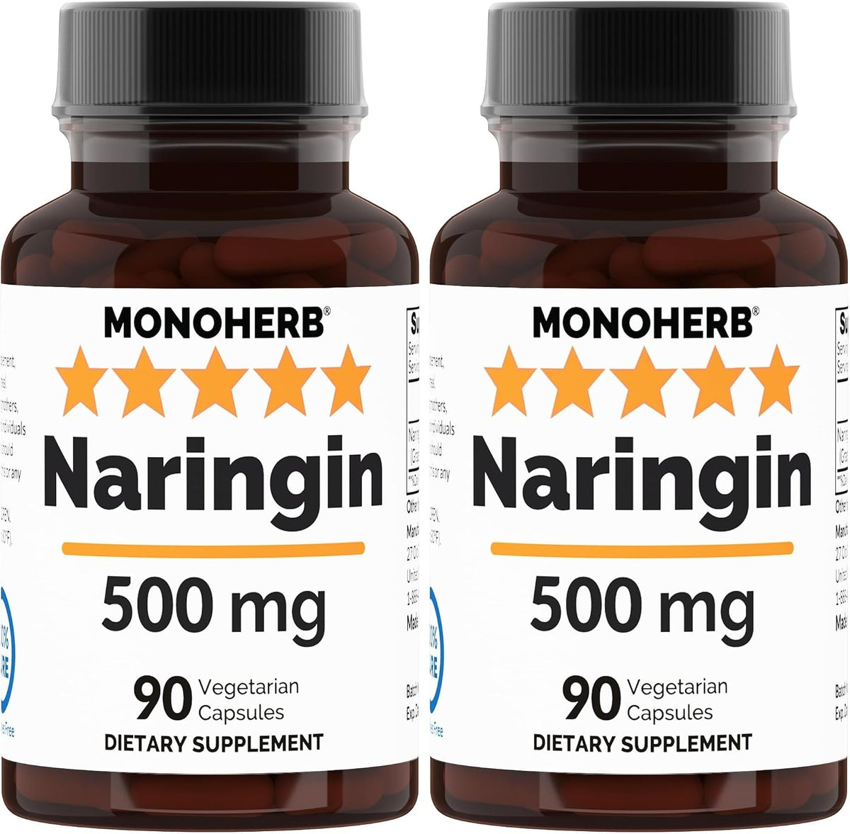 MONOHERB Naringin 500 mg - 90 Veg Capsules - 90 Servings - görsel 4