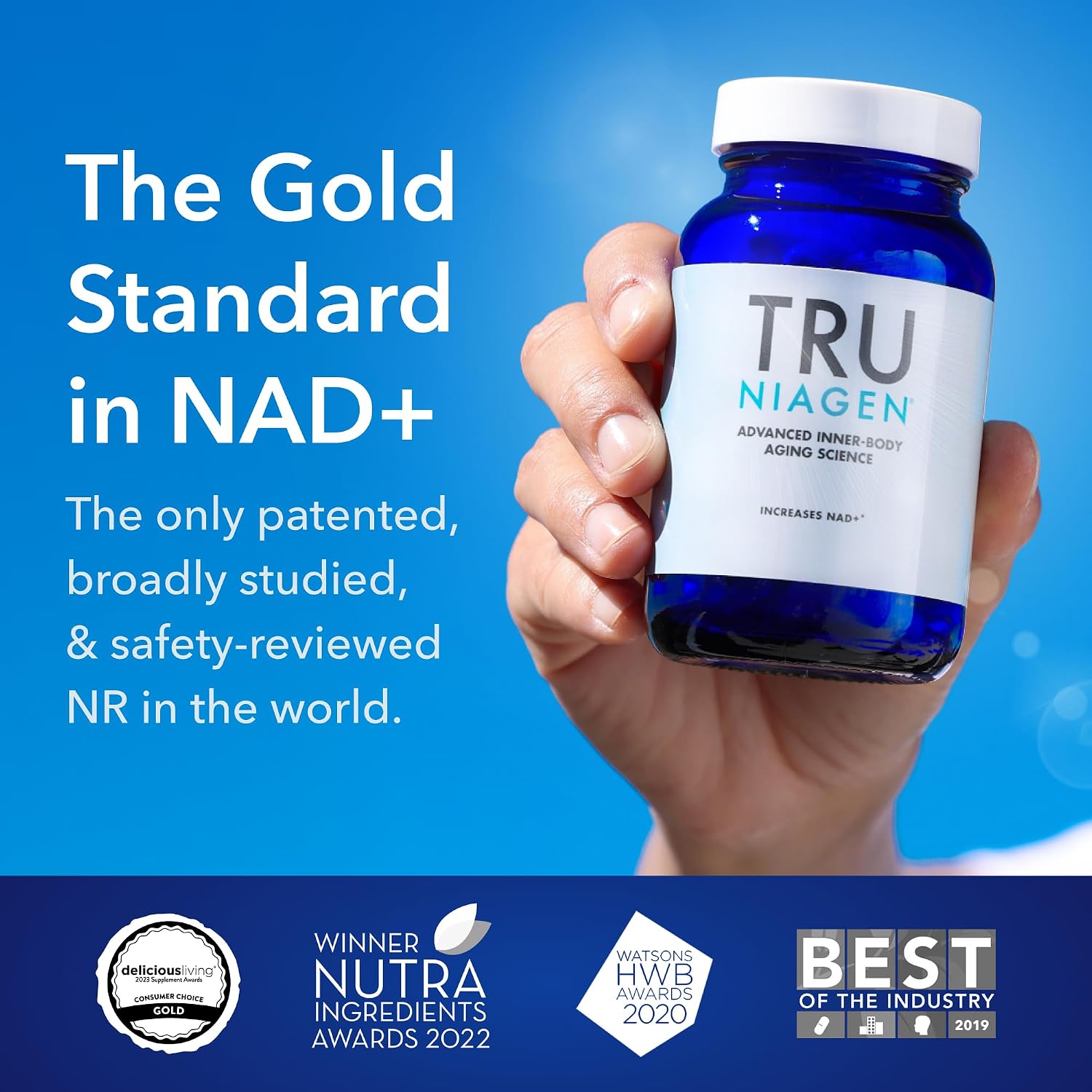 TRU NIAGEN Patented NAD+ Supplement – 300mg Nicotinamide Riboside, 60 Servings - görsel 5