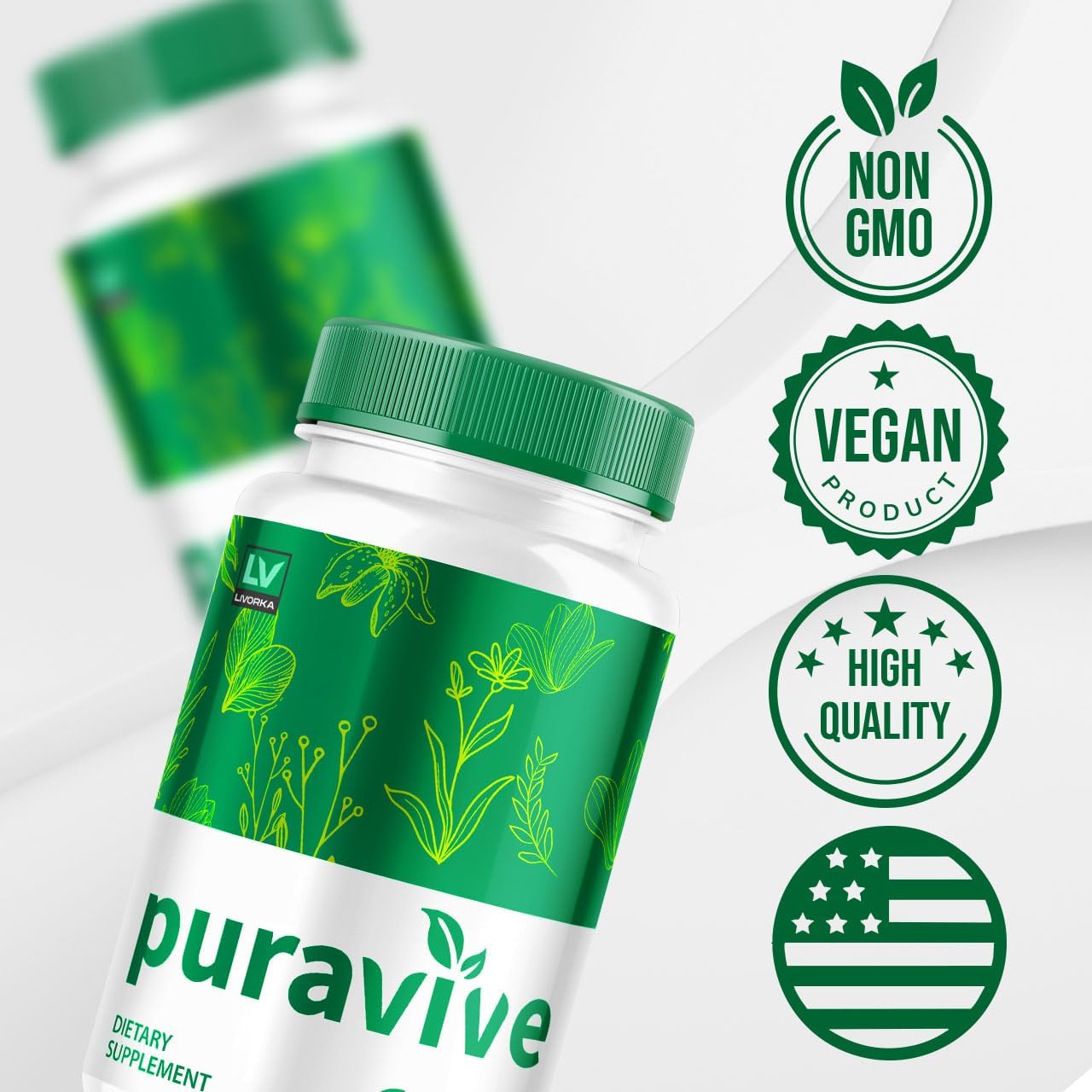 Puravive Weight Loss Capsules (5 Pack, 300 Capsules) - görsel 5