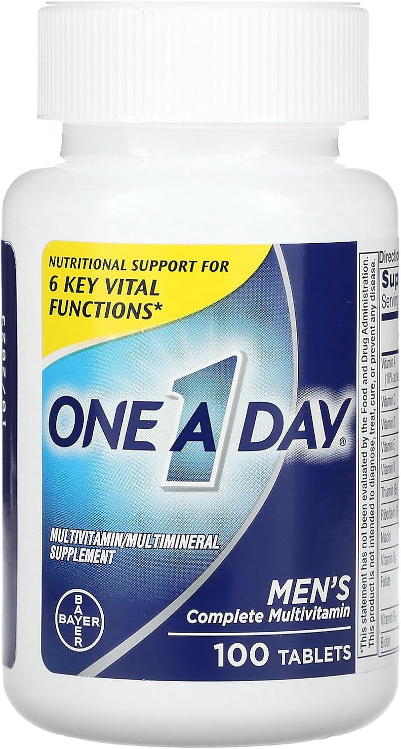 ONE A DAY Men's Health Formula Multivitamin Tablets, 100 Tablets - görsel 4