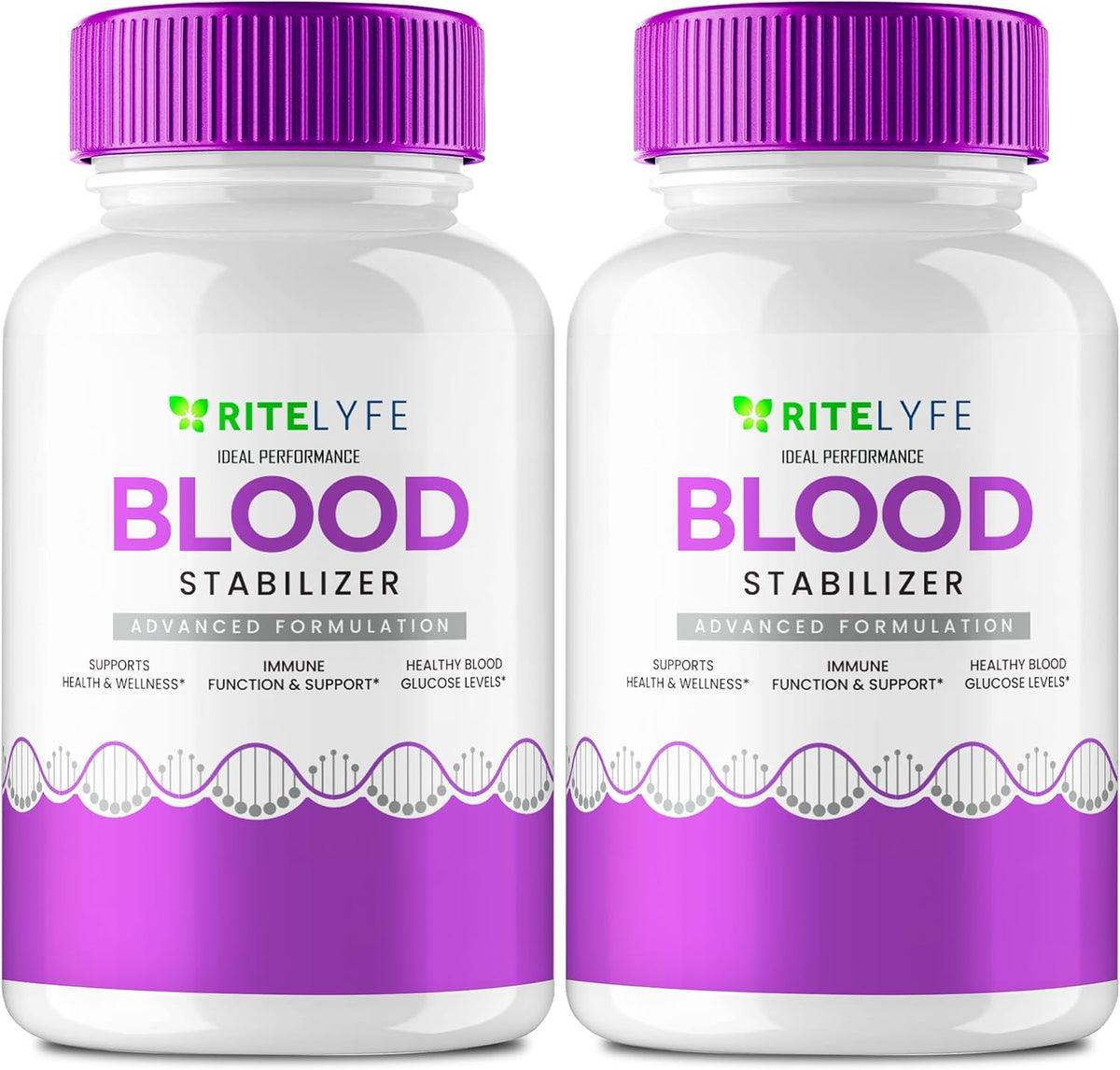 Ritelyfe Blood Stabiliser Capsules (2 Pack) – Maximum Strength All-Natural Nutritional Support - görsel 1