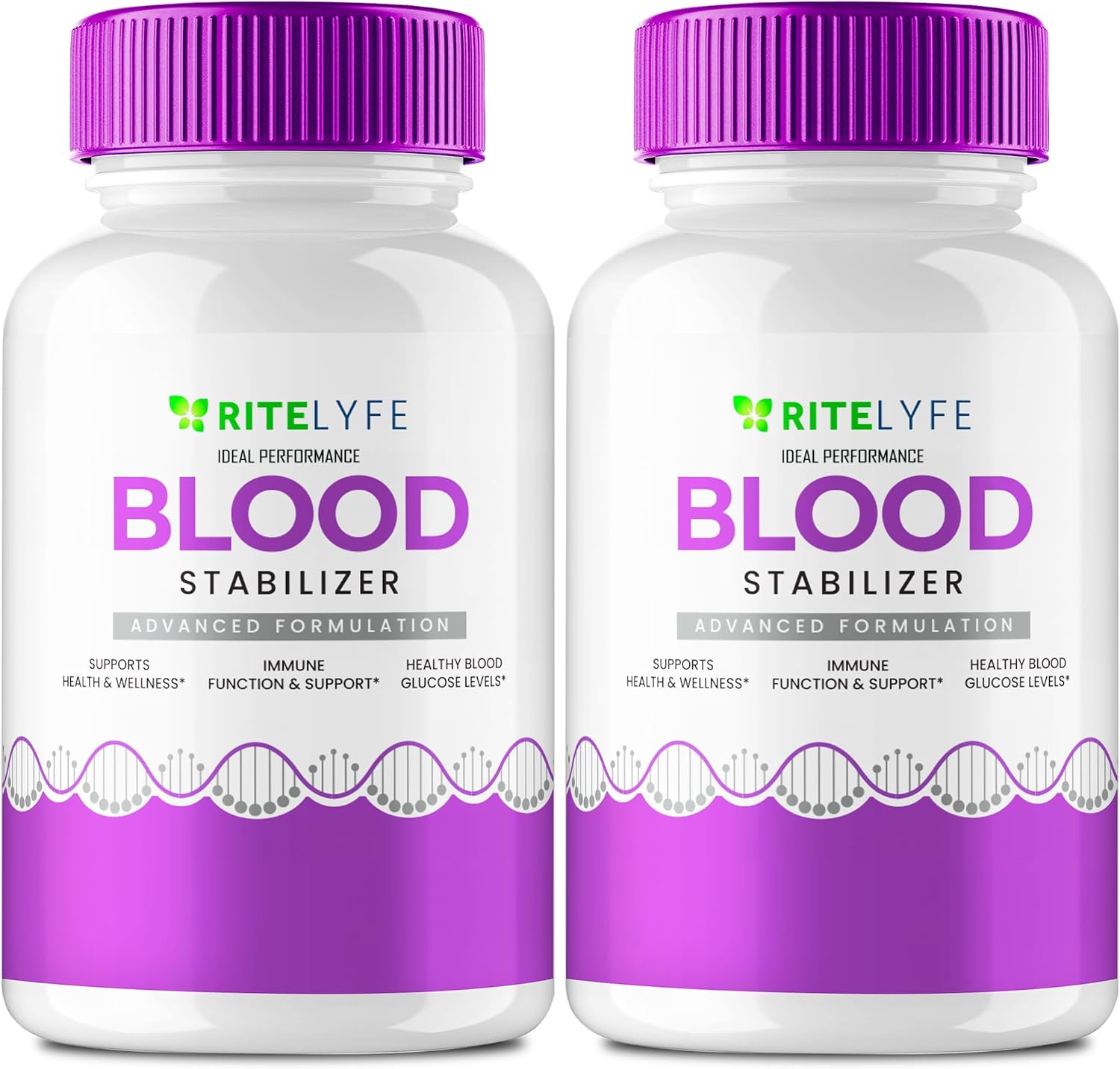 Ritelyfe Blood Stabiliser Capsules (2 Pack) – Maximum Strength All-Natural Nutritional Support - görsel 1