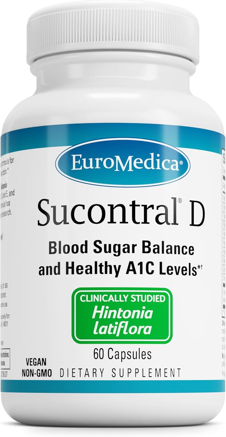 Euromedica Sucontral D - Blood Sugar Support Supplement - 60 Capsules - görsel 1