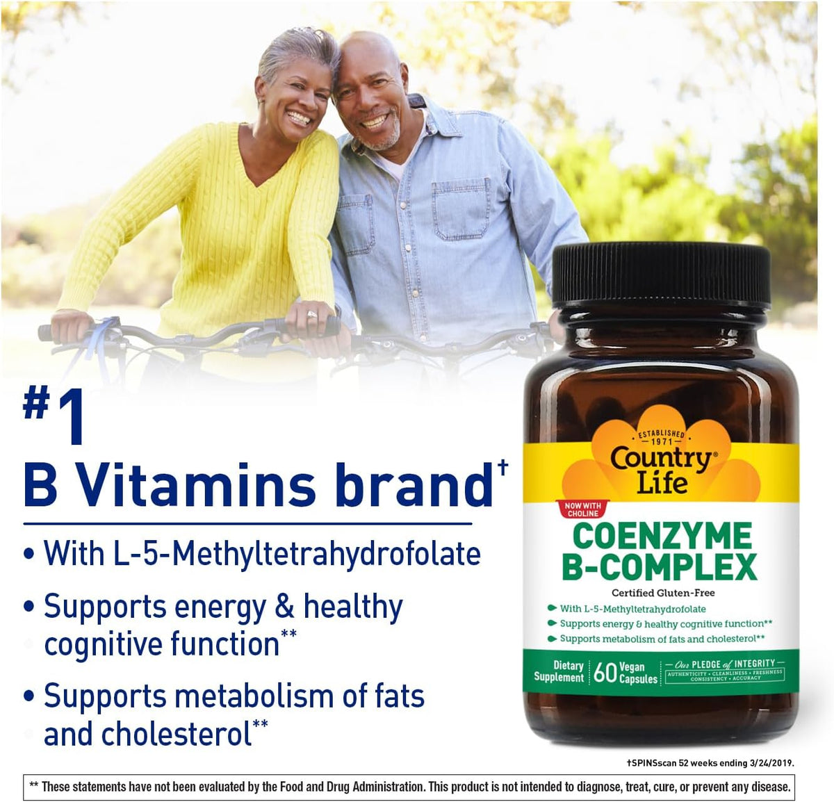 Country Life Coenzyme B-Complex, 60 Capsules - görsel 2