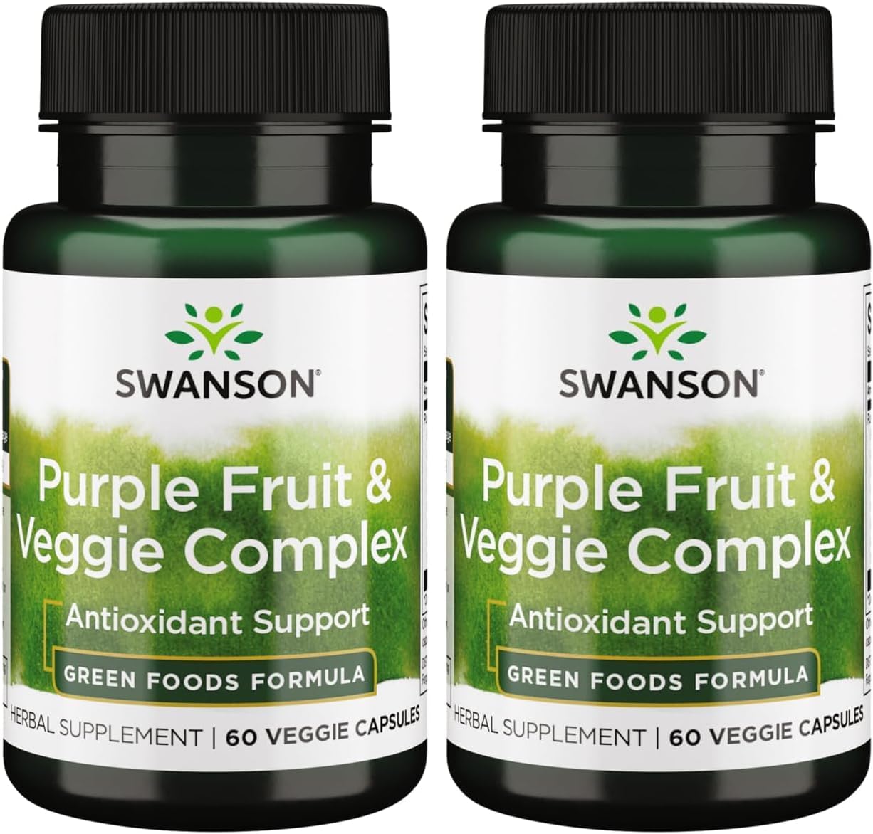 Swanson Whole Food Purple Antioxidants Fruit & Veggie Complex 400 mg, 60 Veg Capsules - görsel 6