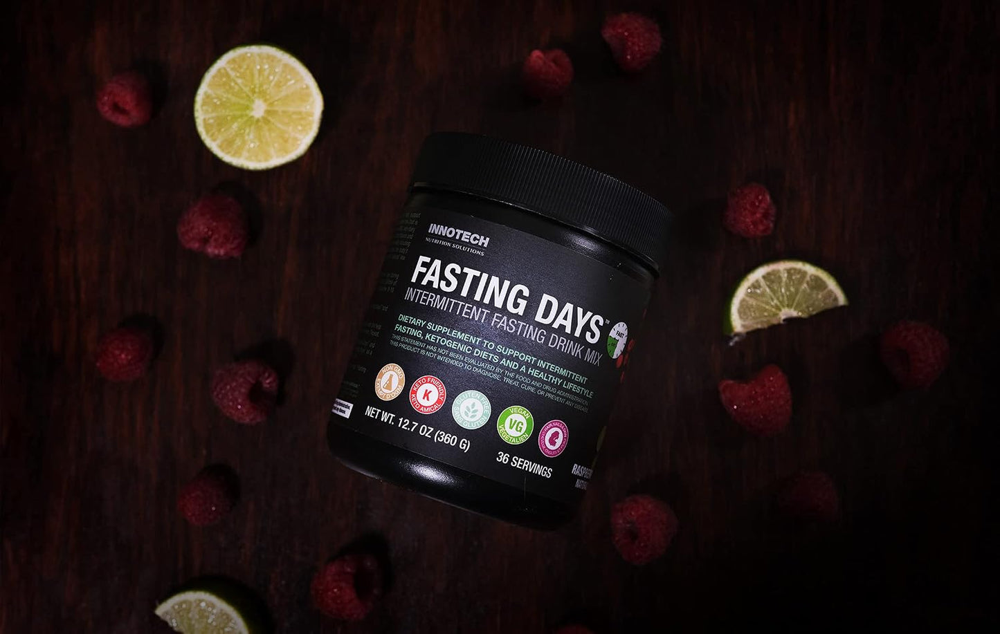 Innotech Nutrition Fasting Days Intermittent Fasting Drink Mix – Metabolic & Electrolyte Support with 42 Essential Ingredients, Lemon Iced Tea, 360g - görsel 6