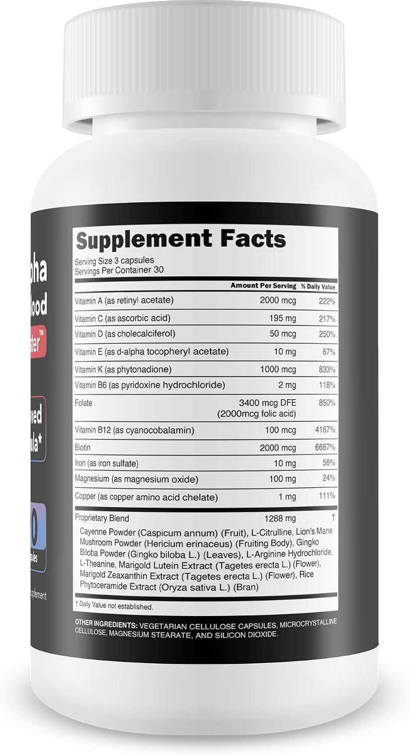The Alpha Method Blood Flow Booster – Premium Blood Circulation Supplements for Men - görsel 2