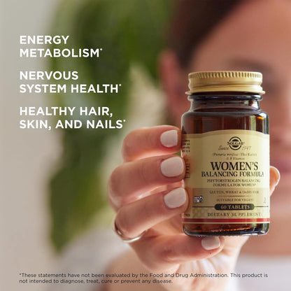Solgar Women’s Balancing Formula - 60 Tablets, Pack of 2 - Vegan, Kosher, Gluten & Dairy-free