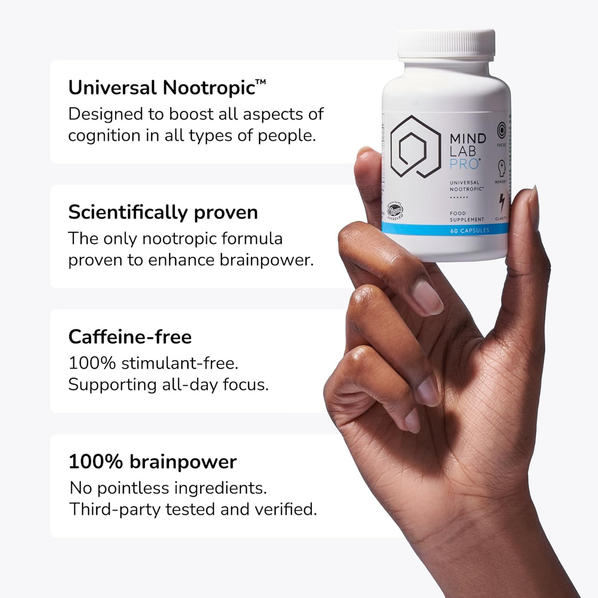 Mind Lab Pro® Universal Nootropic™ Brain Booster, 60 Capsules - görsel 4