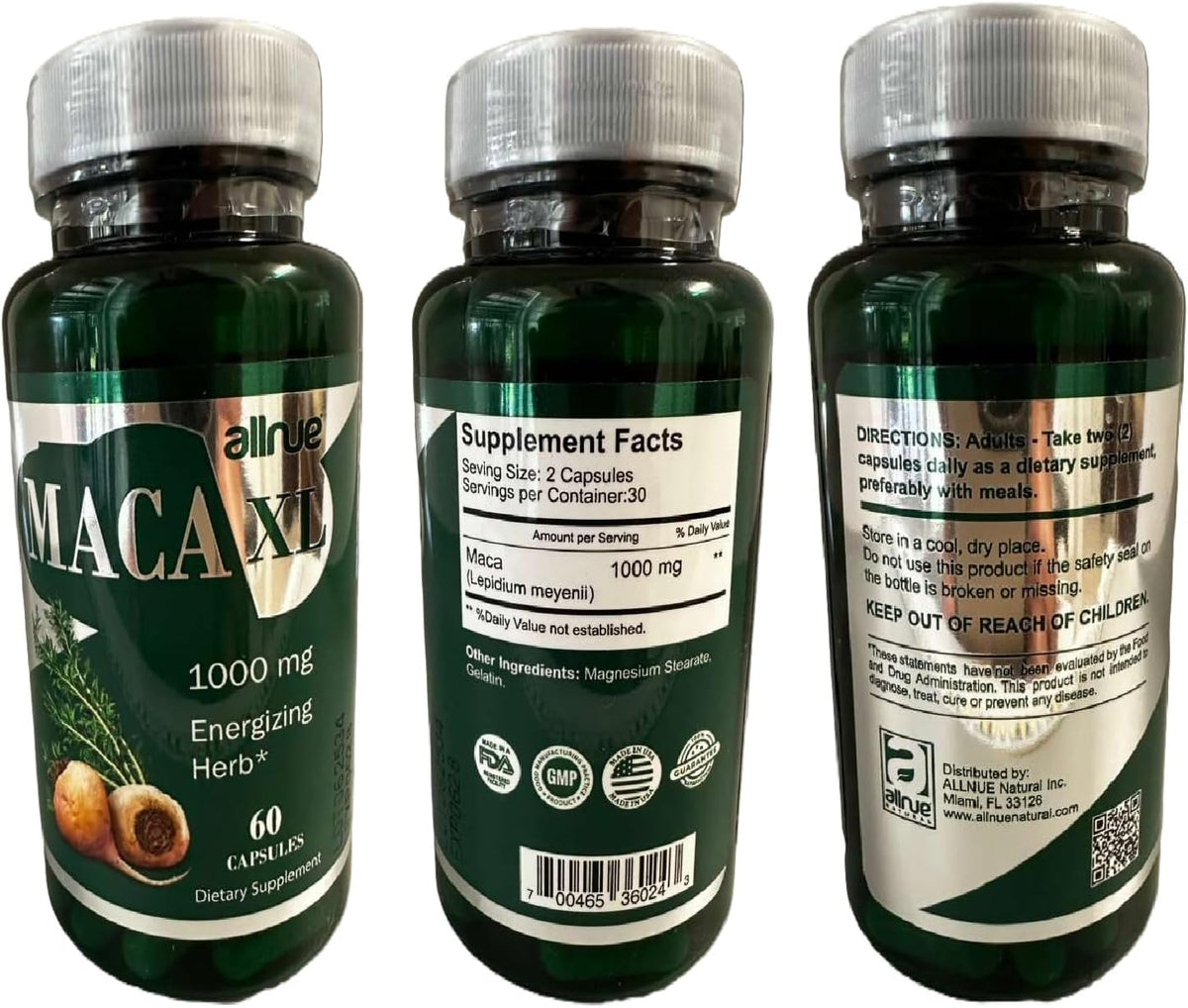 Maca XL 60 Capsules – Super Maca for a Fuller Posterior and Curves - görsel 4