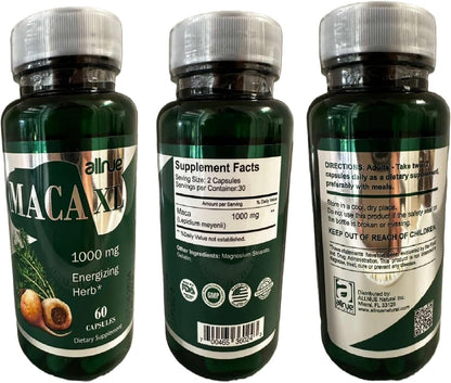 Maca XL 60 Capsules – Super Maca for a Fuller Posterior and Curves