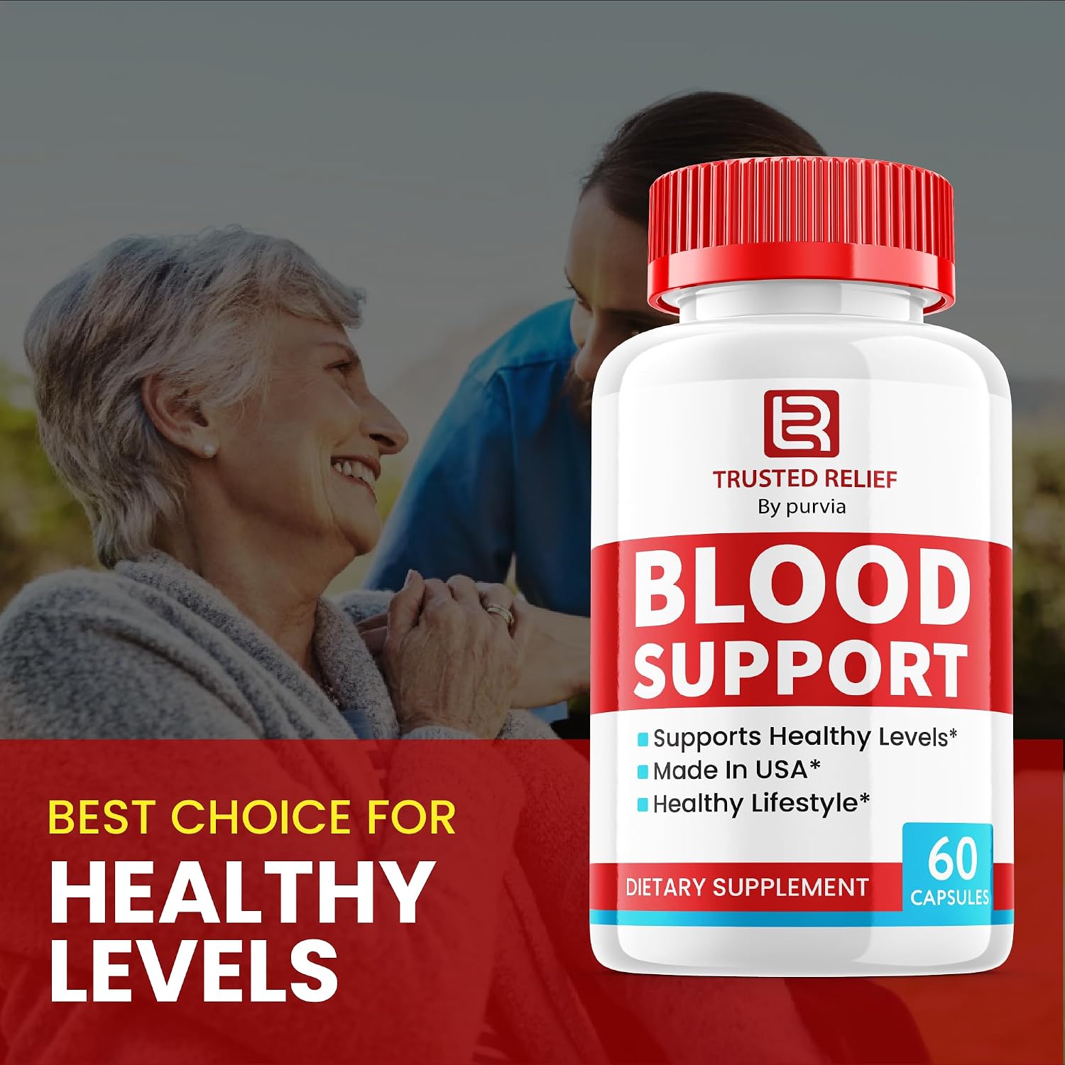 Trusted Relief Blood Support Pills – Advanced Formula (60 Capsules) - görsel 2