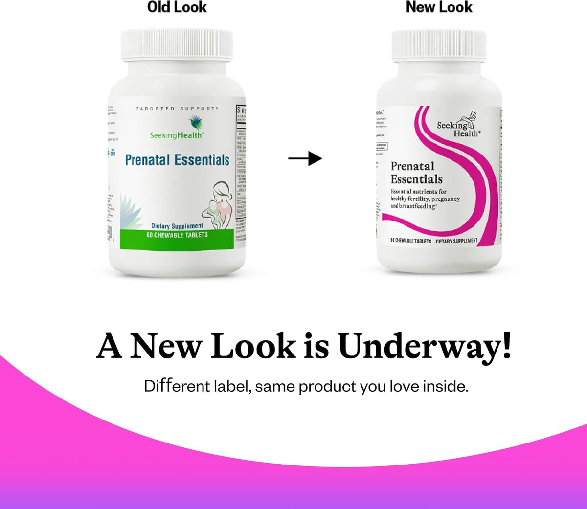 Seeking Health Prenatal Essentials Chewable - Prenatal Support with Methylfolate, B12 & Riboflavin (60 Tablets) - görsel 6