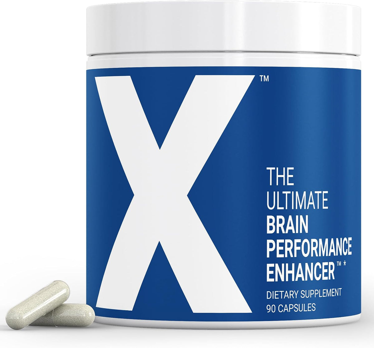 Clear Brain Fog & Focus for Deep Work | X – Science-Backed Brain Performance Supplement - görsel 1