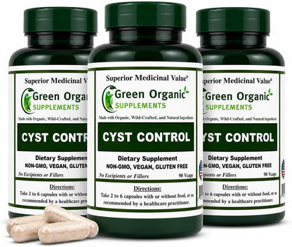 Green Organic Supplements Breast Cyst Support - 90 Vegetable Capsules