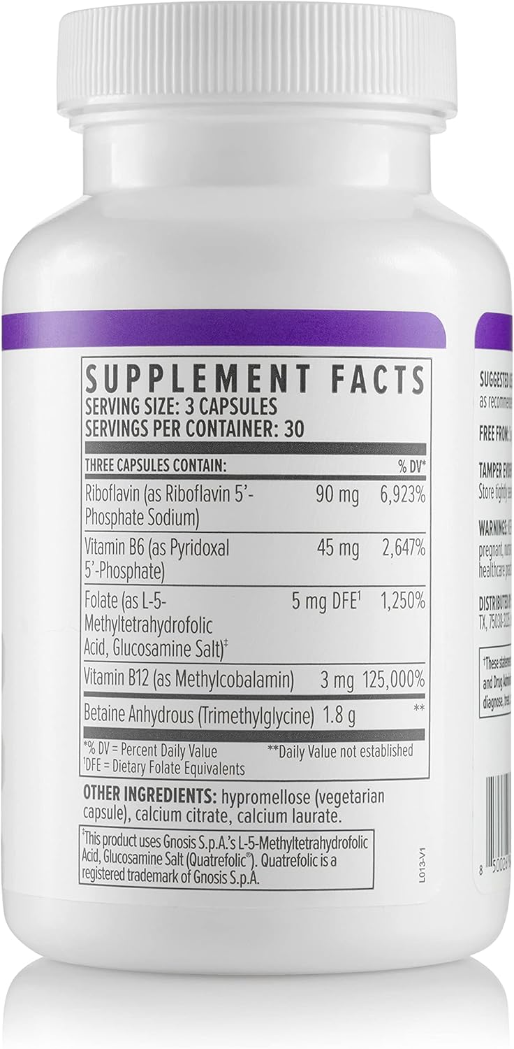 Biote Nutraceuticals - Methyl Factors+ - Circulation + Mood (90 Capsules) - görsel 6