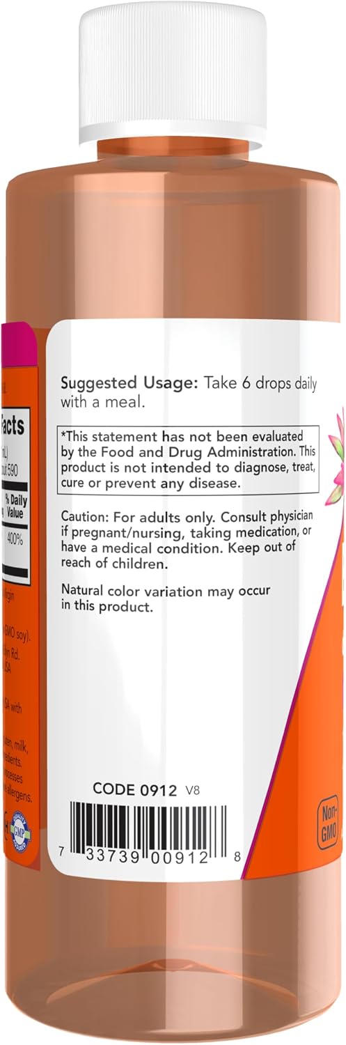 NOW Foods Natural Vitamin E Liquid - 118 ml - görsel 3