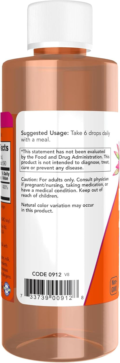 NOW Foods Natural Vitamin E Liquid - 118 ml