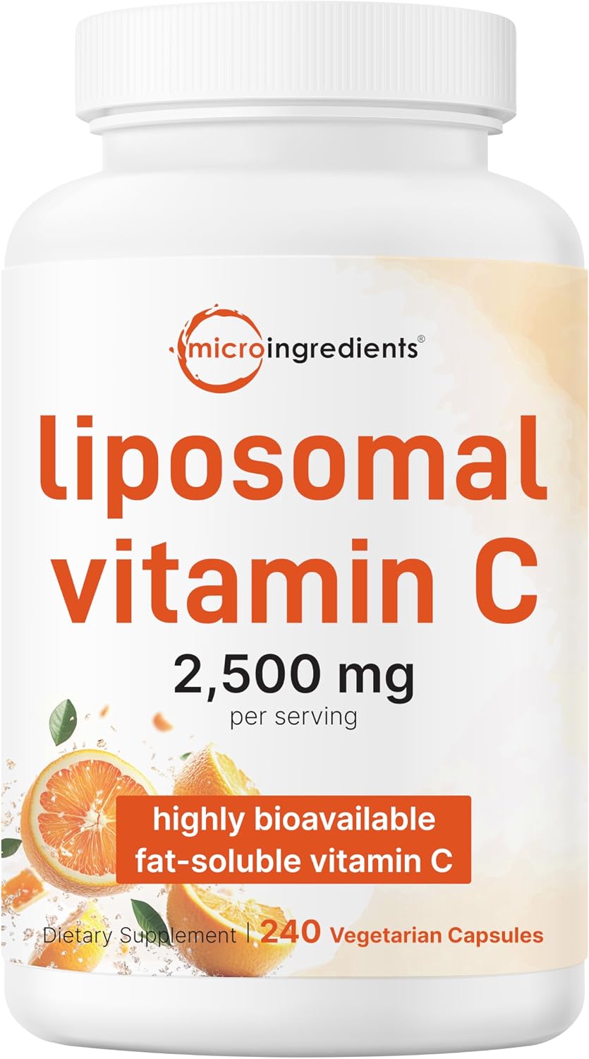 Liposomal Vitamin C 2,500mg, 240 Veggie Capsules – Immune Support & Antioxidant Supplement - görsel 1
