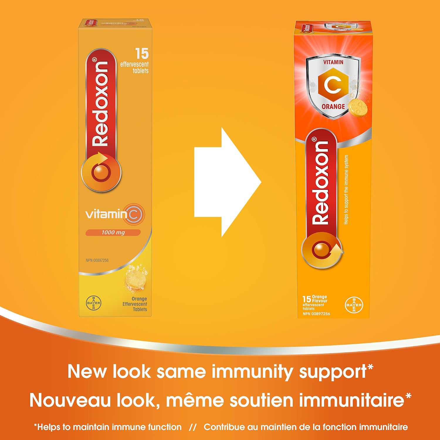 Redoxon Orange Vitamin C Effervescent Tablets - 15 Tablets - görsel 2