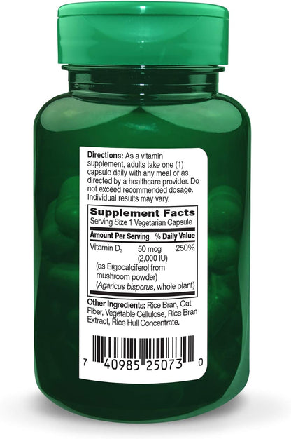 Puremark Vitamin D 2000 IU – Vegan D3 Capsules for Immune Support & Bone Health (60 Capsules)