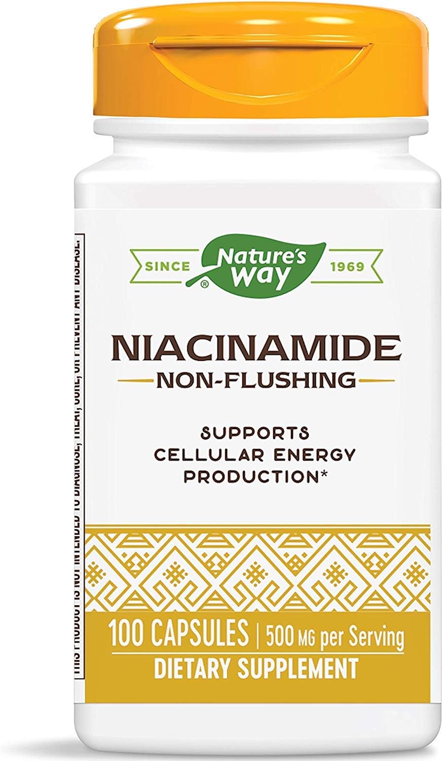 Nature's Way Niacinamide 500mg - 100 Capsules (Pack of 4) - görsel 1