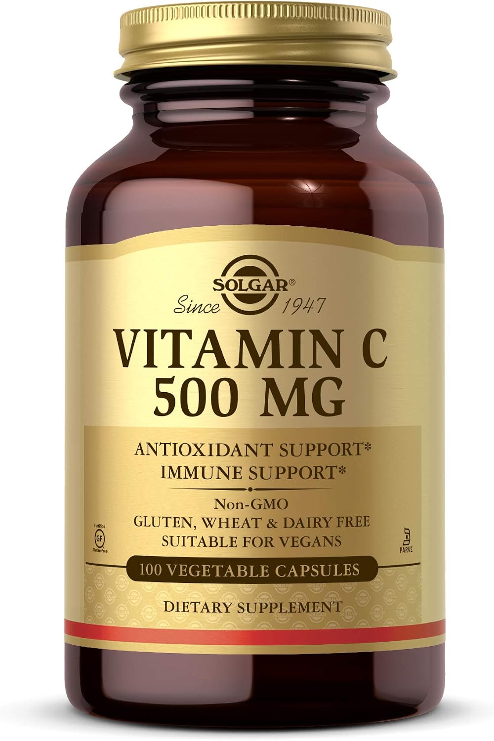 Solgar Vitamin C 500 mg, 100 Vegetable Capsules - görsel 1