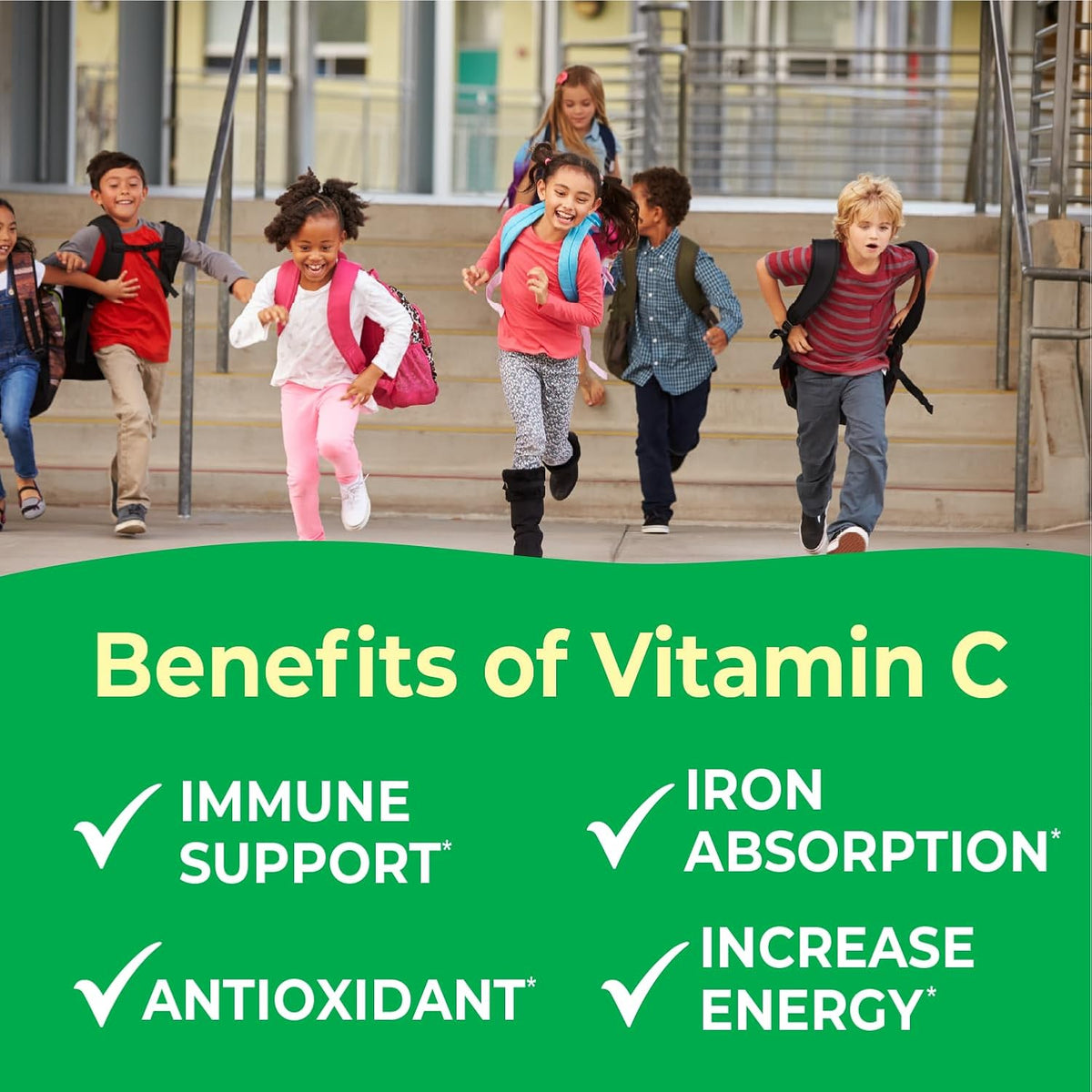 VitaWorks Kids Vitamin C Chewable Tablets, 250mg, 120 Chewable Tablets - görsel 4