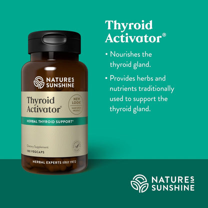 Nature's Sunshine Thyroid Activator - 100 Capsules