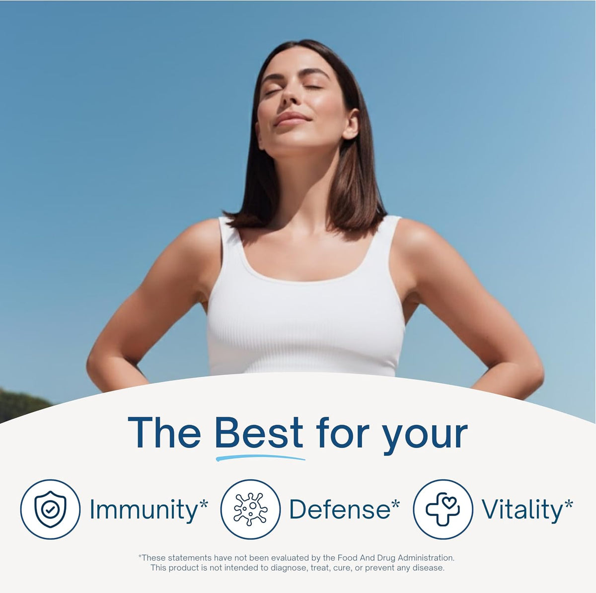 8 in 1 Immune Support Supplement – Daily Immunity Capsules for Adults – Immune System Support with L-Lysine, Vitamin D and Zinc for Men & Women, 60 Capsules - görsel 5