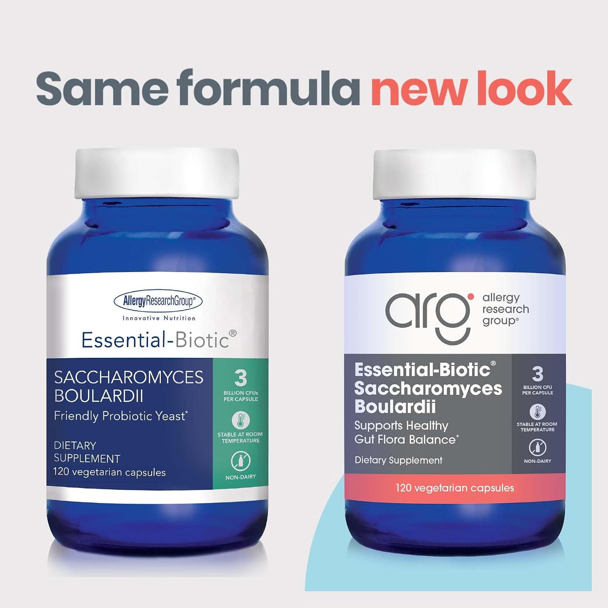 ARG Essential-Biotic Saccharomyces Boulardii - 9 Billion CFU Probiotic Yeast - 120 Capsules - görsel 3