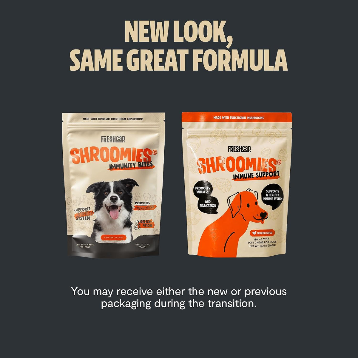 FreshCap Shroomies 13-in-1 Mushroom Supplement for Dogs (180 Soft Chews) - görsel 2