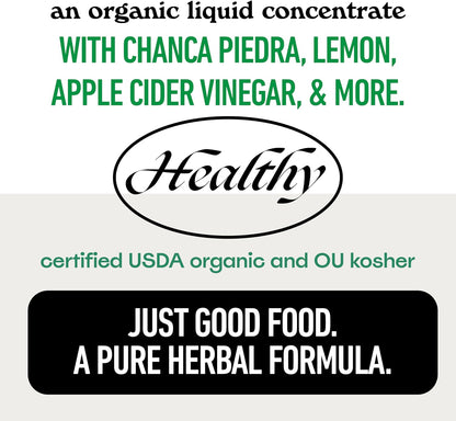 Complete Natural Products Kidney Complete - 16 fl oz (473 ml) Liquid Kidney Support Supplement with Apple Cider Vinegar, Lemon and Organic Chanca Piedra