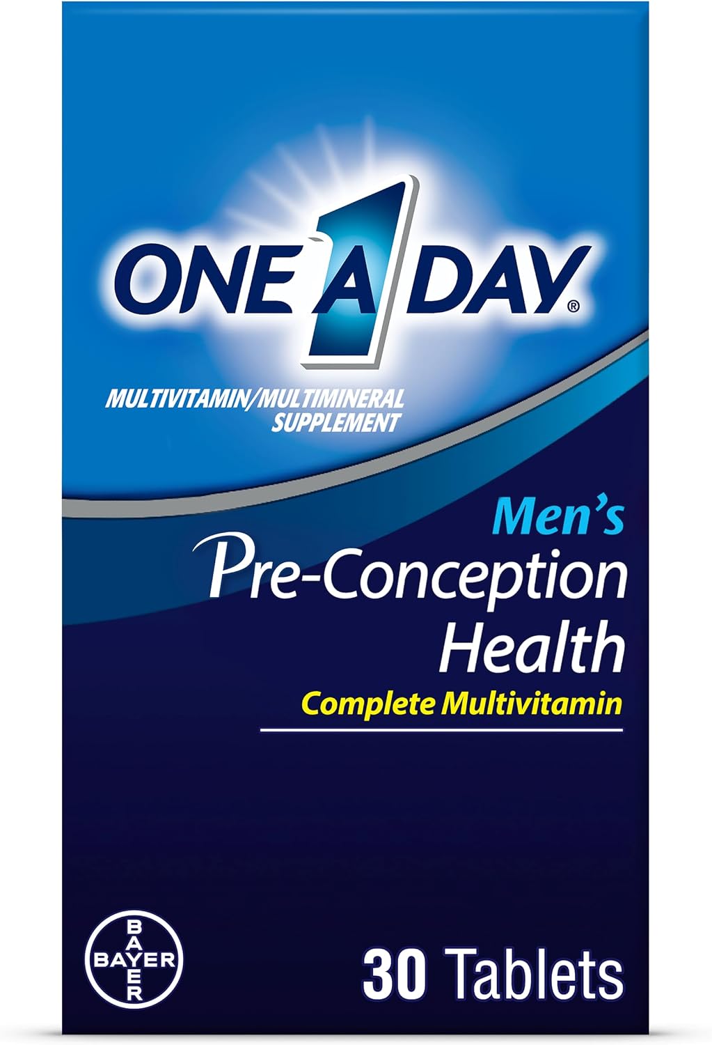 One A Day Men's Pre-Conception Health Multivitamin to Support Sperm Health, 30 Count - görsel 1