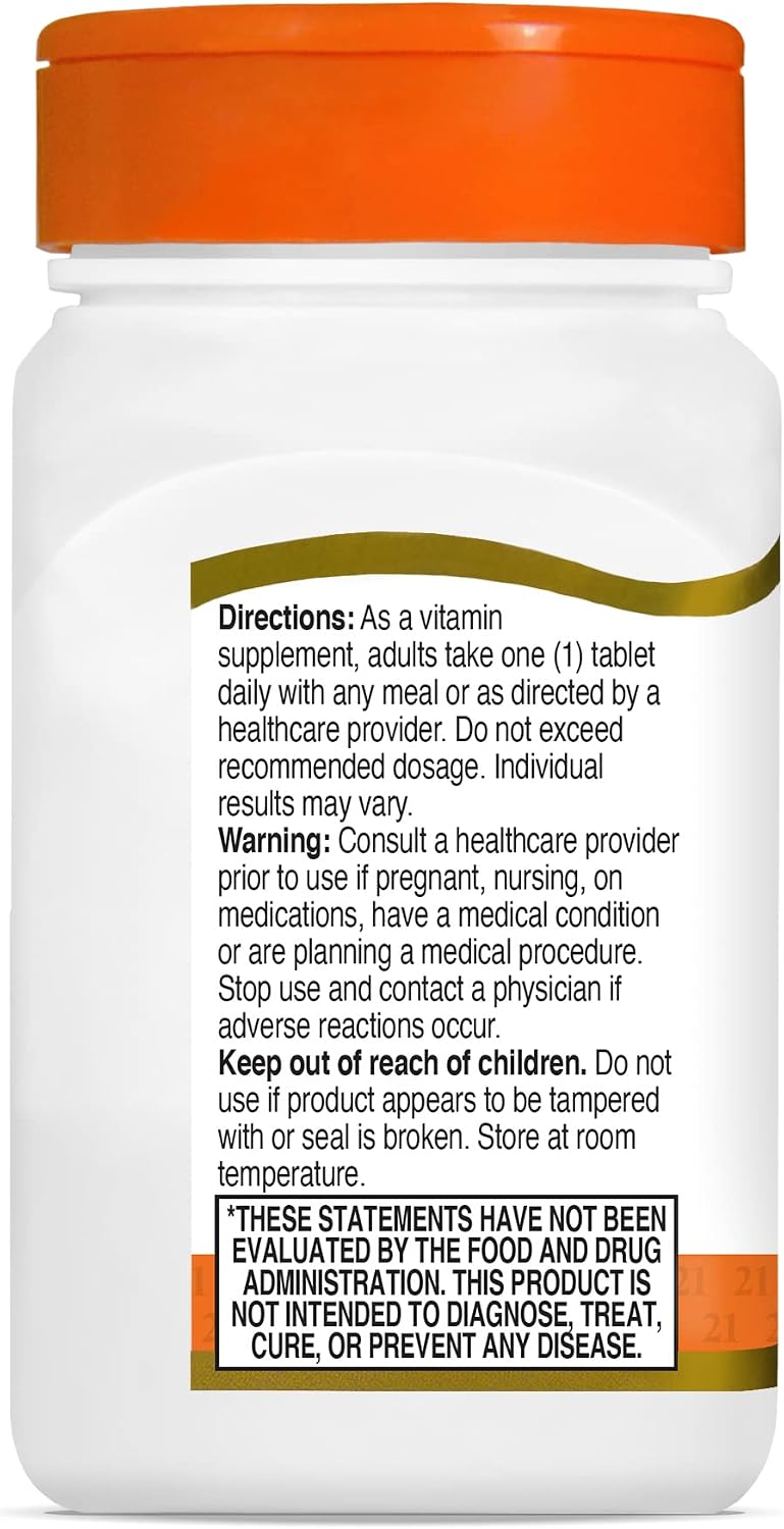 21st Century Vitamin C 500 mg Prolonged Release Tablets, 110 Tablets - görsel 7