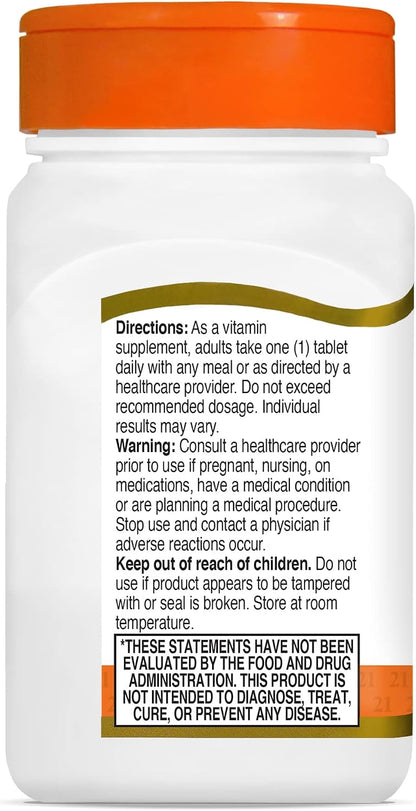 21st Century Vitamin C 500 mg Prolonged Release Tablets, 110 Tablets