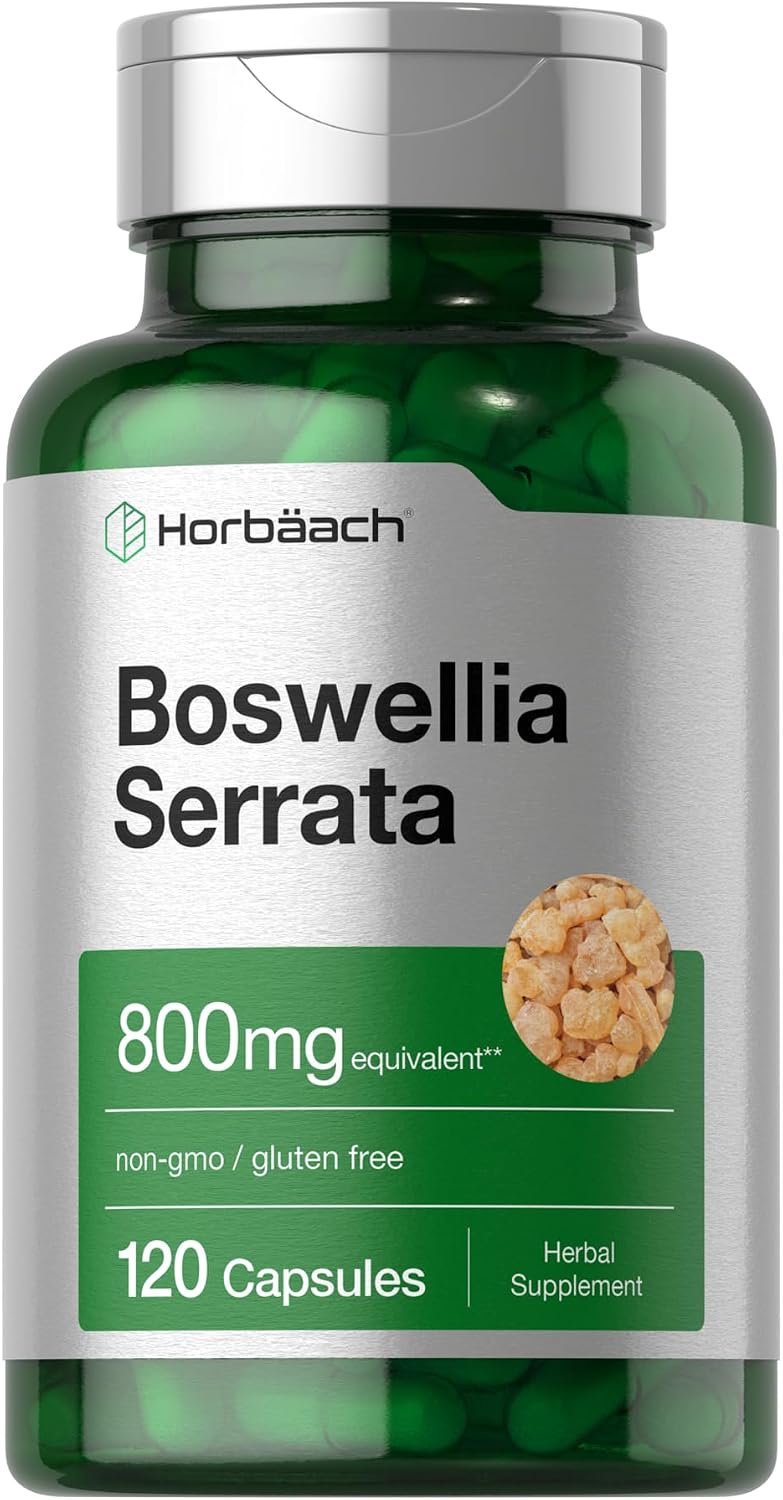 Horbäach Boswellia Serrata Extract Capsules | 120 Count | Herbal Supplement - görsel 1