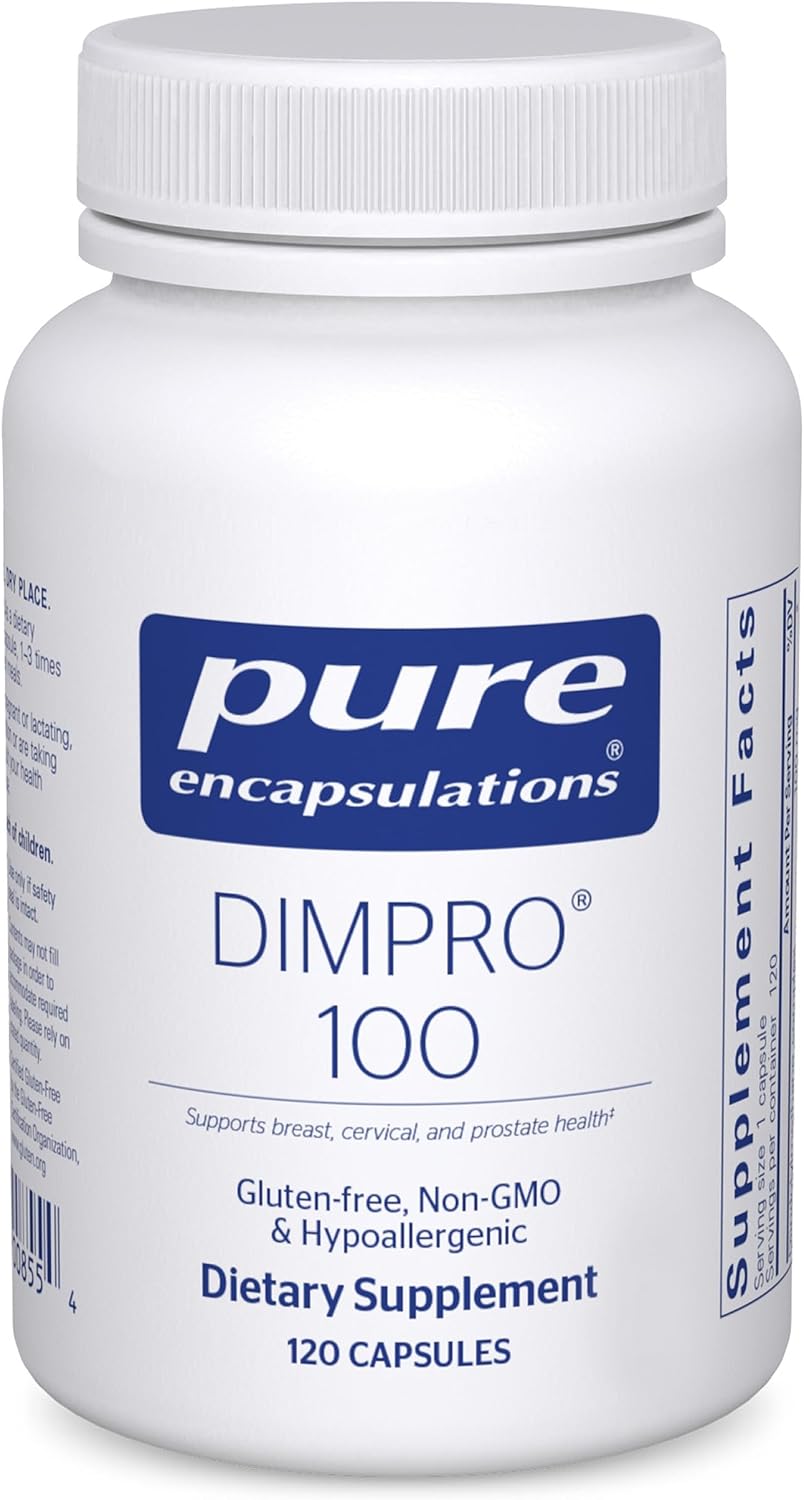 Pure Encapsulations DIMPRO 100 - Diindolylmethane Supplement for Breast, Cervical and Prostate Health - 60 Capsules - görsel 8