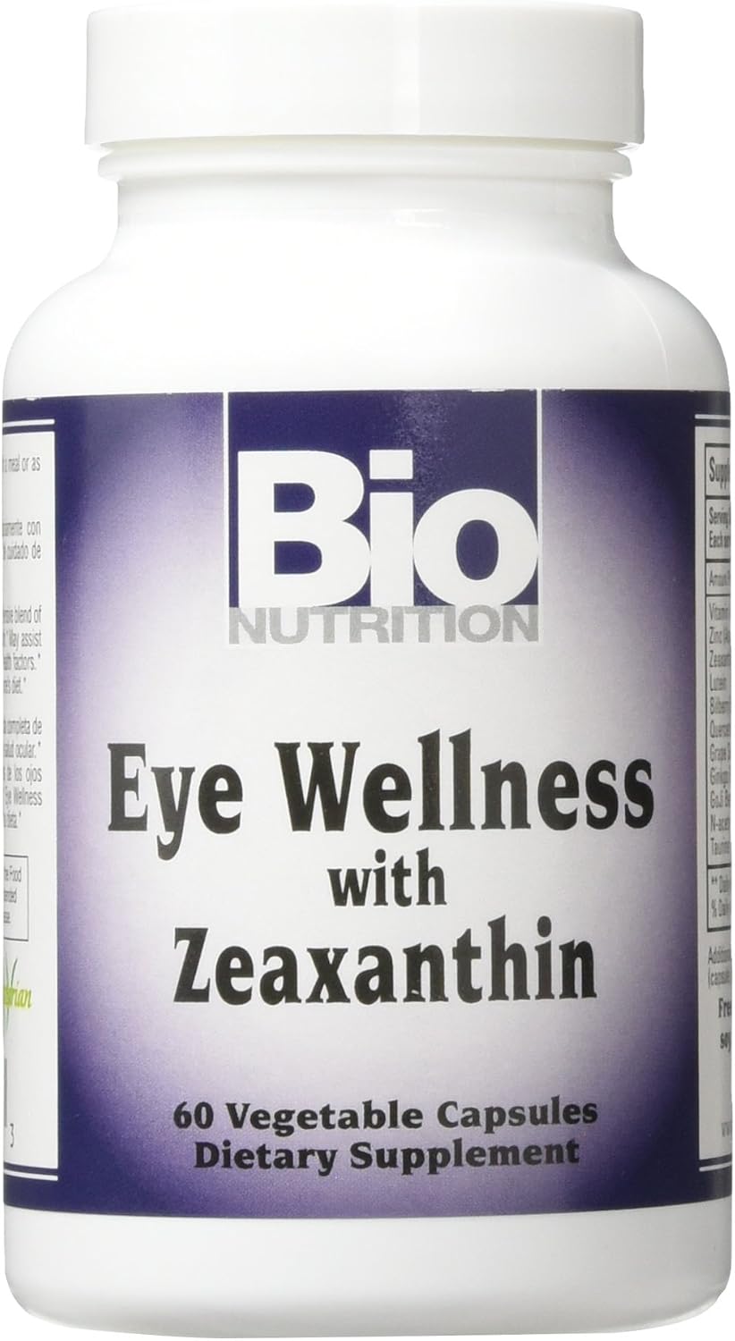 Bio Nutrition Eye Wellness with Zeaxanthin, 60 Vegetarian Capsules - görsel 1