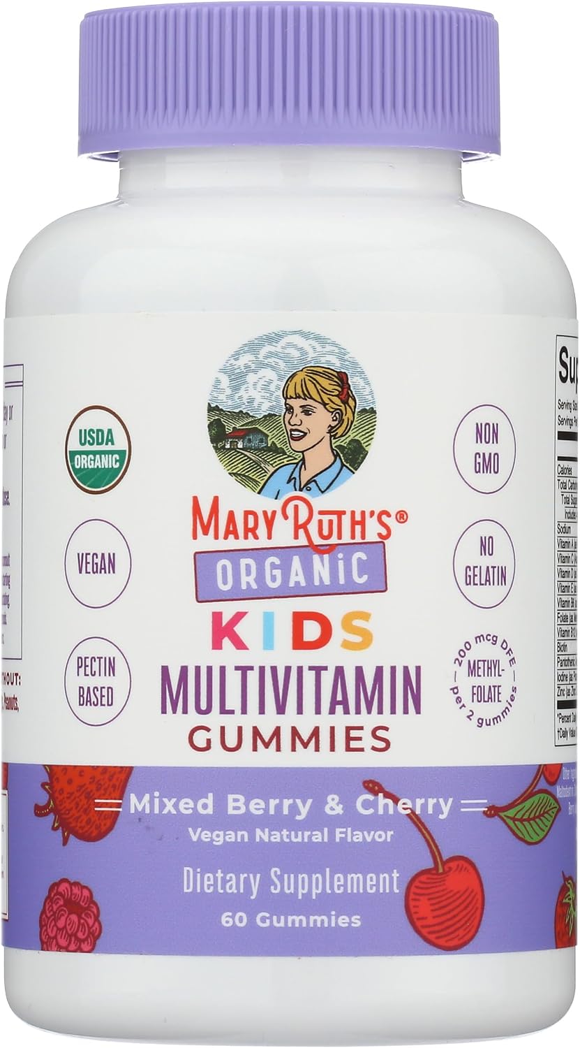 MaryRuth's Children's Multivitamin Gummies - 1 Month Supply (60 Count) - Ages 4+ - Vegan - görsel 4