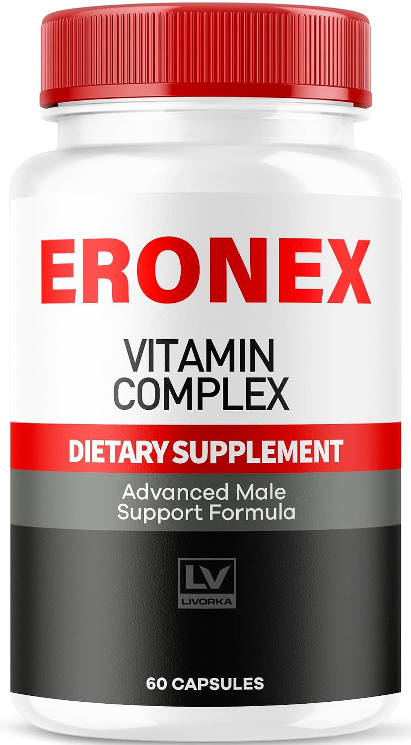Eronex Vitamin Complex Capsules - All-Natural Supplement, 60 Capsules (2 Month Supply) - görsel 1
