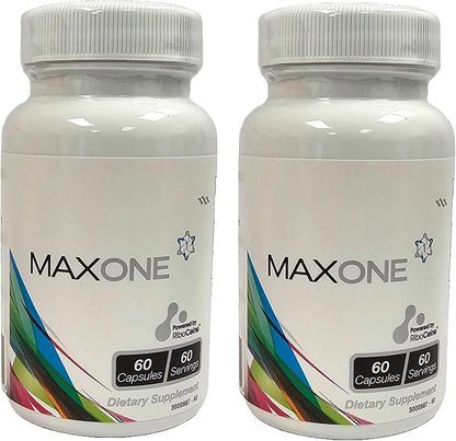 Max One, Focused RiboCeine Supplementation, 60 Vegetable Capsules, 30 Servings (Pack of 2)