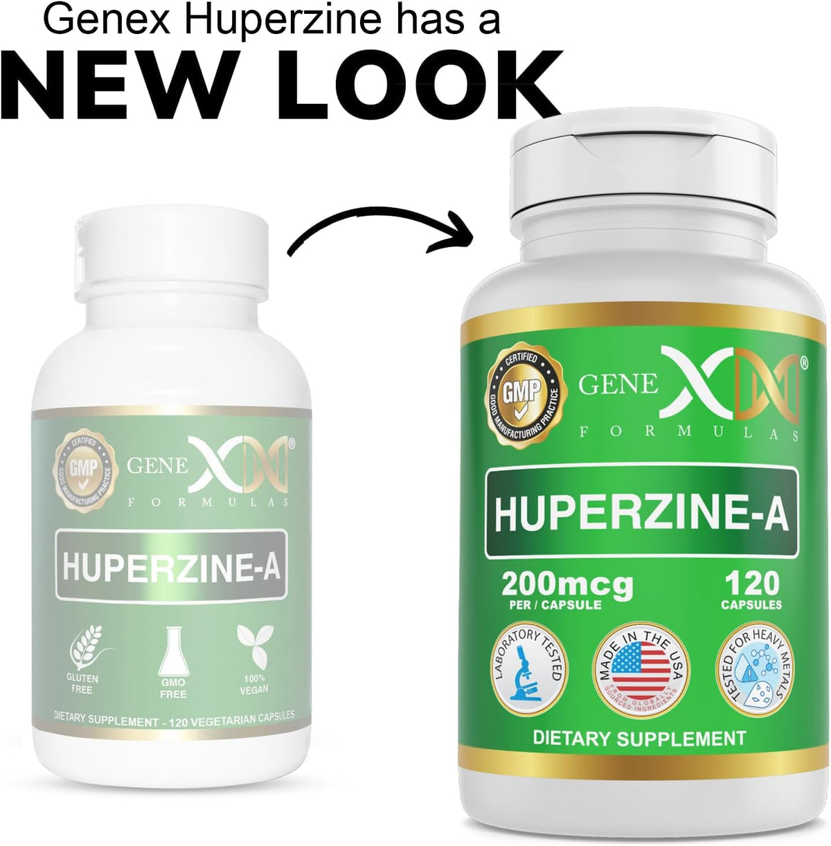 Genex Formulae Huperzine A 200mcg (120 Capsules) – Nootropic for Memory, Focus and Cognitive Health - görsel 2