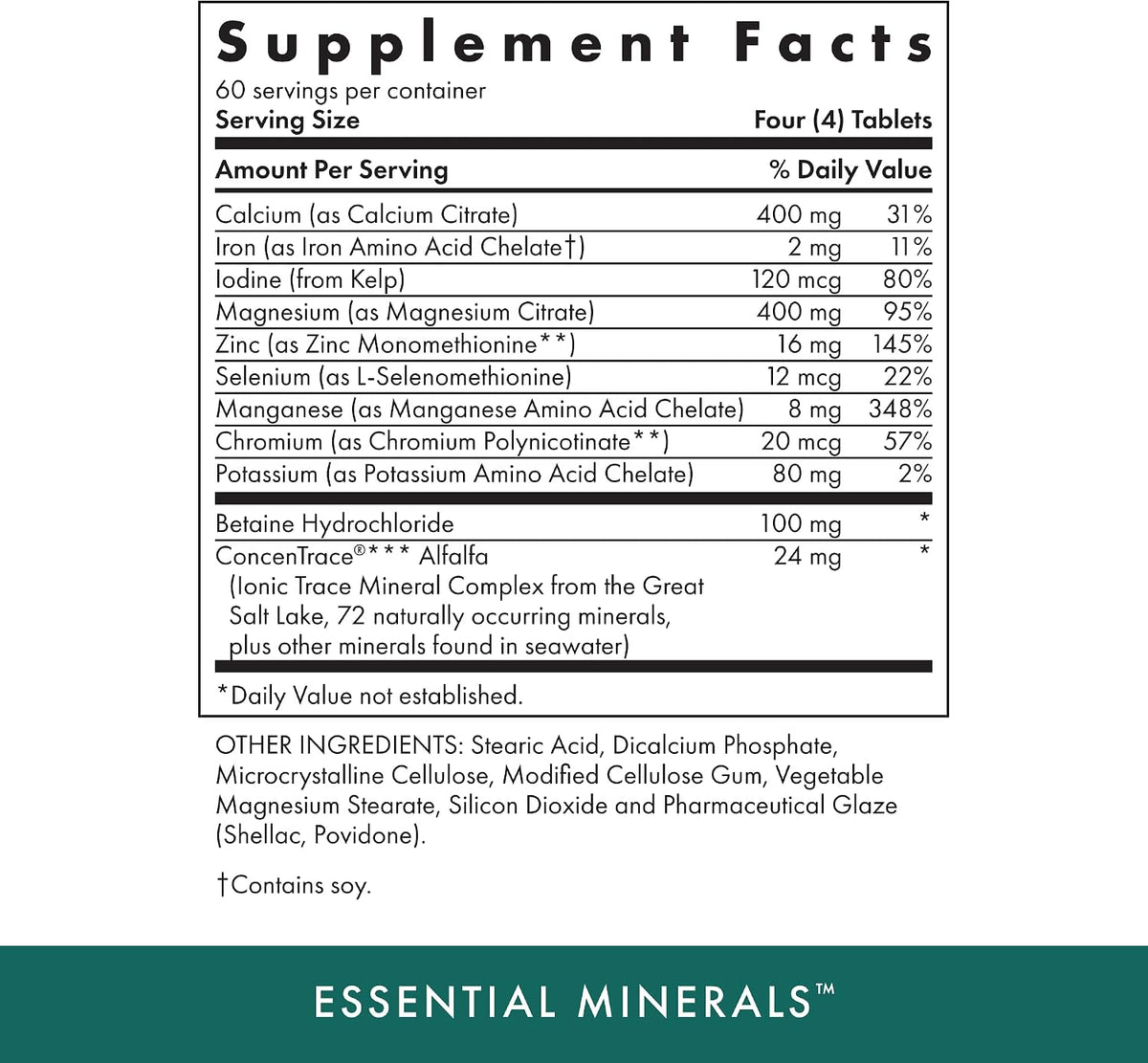 Michael's Health Naturopathic Programmes Essential Minerals - 240 Vegetarian Tablets - görsel 2