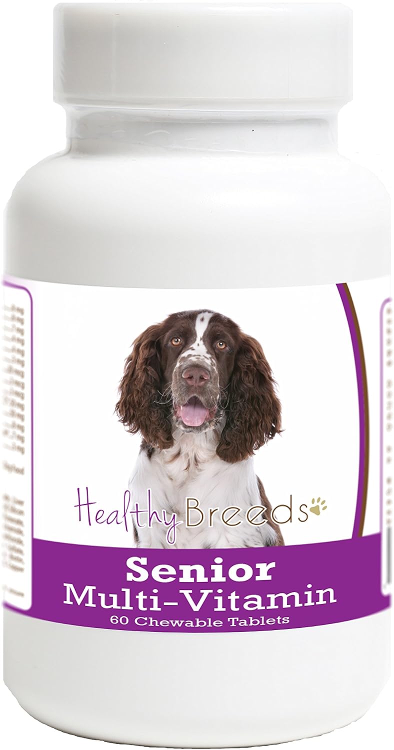 Healthy Breeds Senior Dog Supplement for English Springer Spaniel – 60 Chews - görsel 1