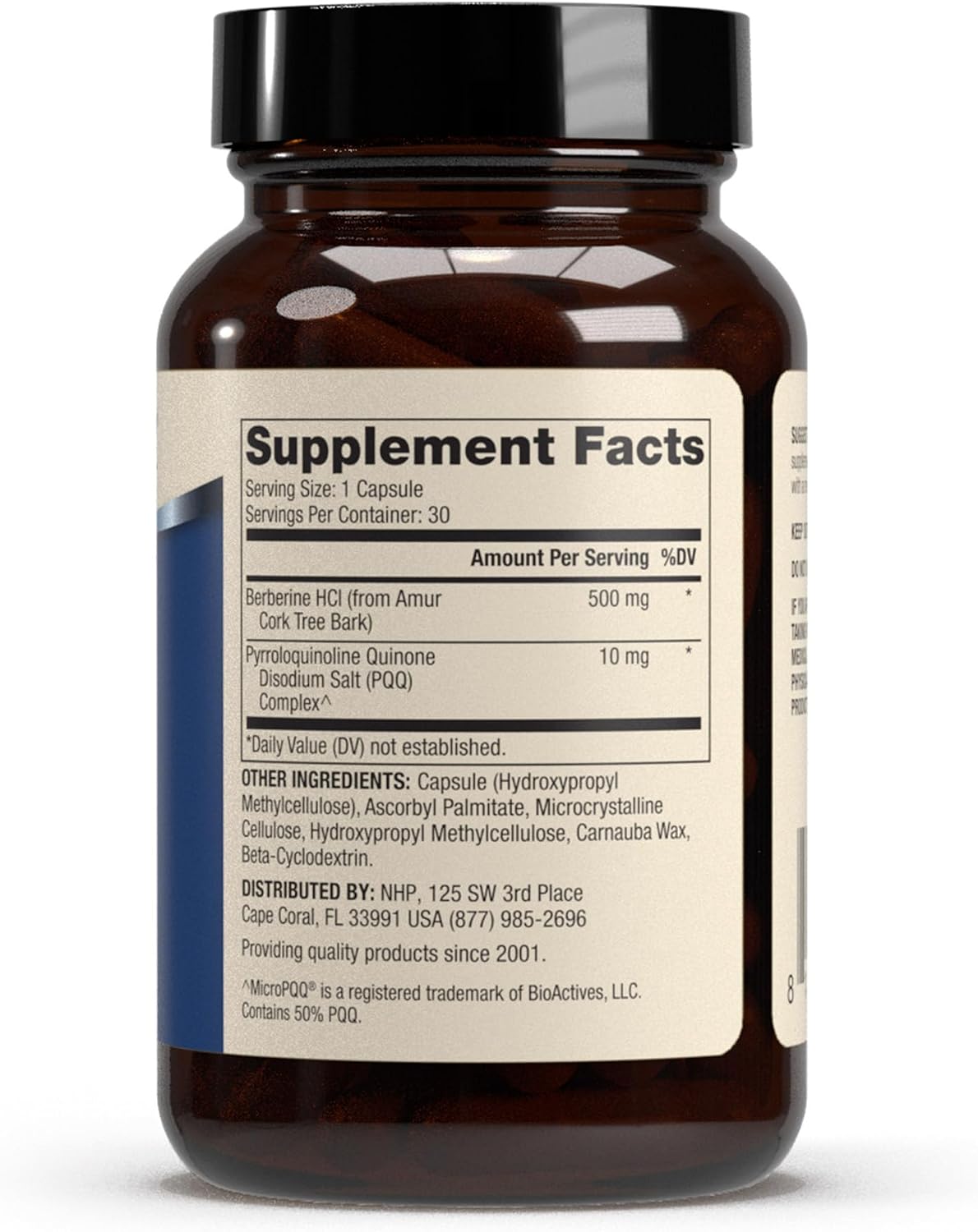 Dr. Mercola Berberine and MicroPQQ Advanced – 30 Capsules - görsel 2