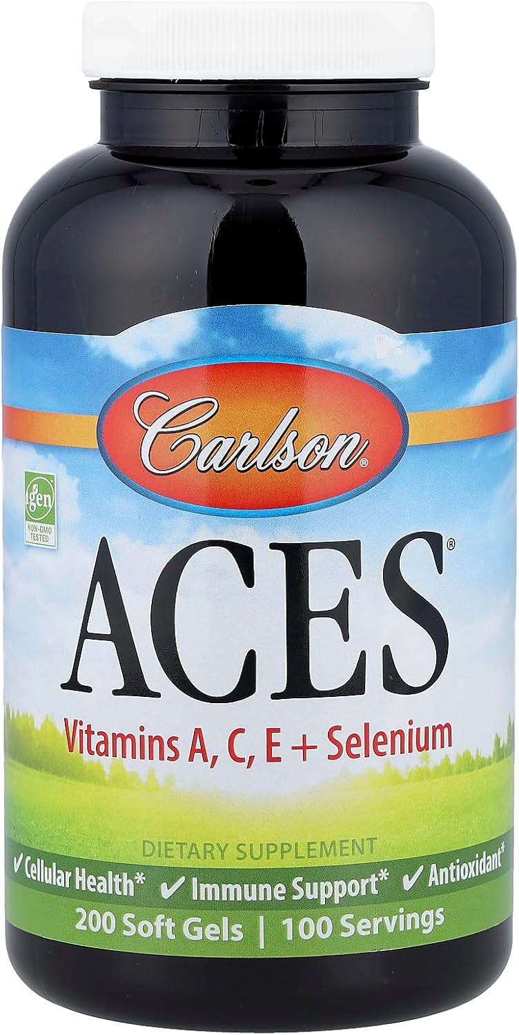 Carlson ACES Antioxidant Formula, 200 Softgels - görsel 1