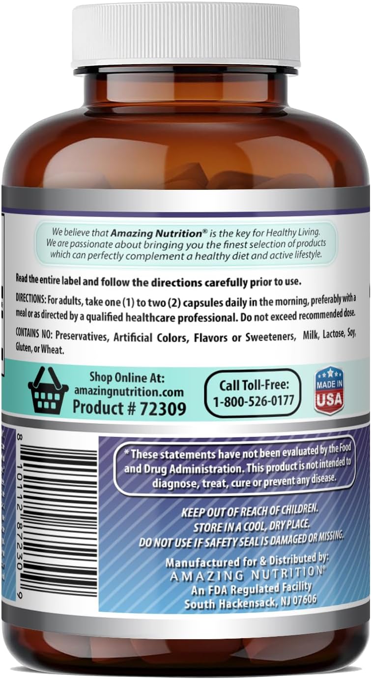 Amazing Formulae DHEA 50 mg Supplement, 240 Capsules - görsel 4