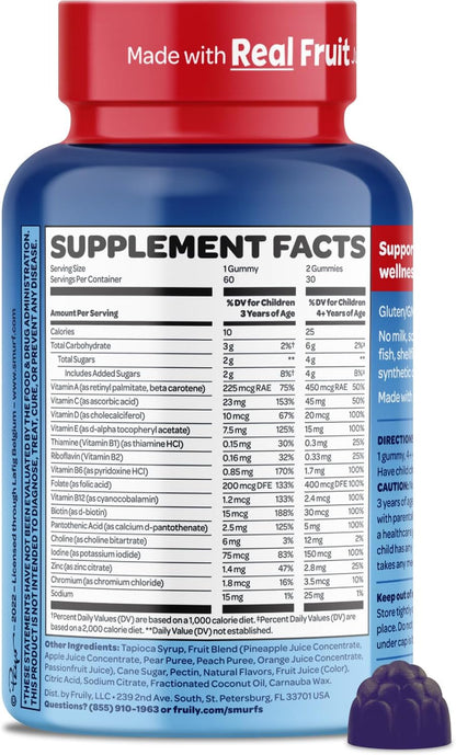 Smurfs Children's Multivitamin Gummies
