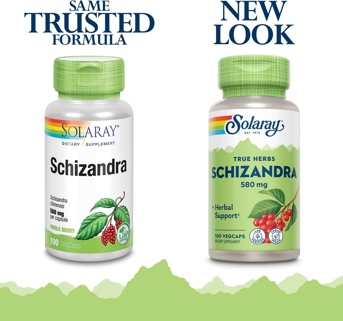 Solaray Schizandra Berry 580 mg - Pure Schisandra Extract, Traditional Herbal Support - 100 VegCaps - görsel 2